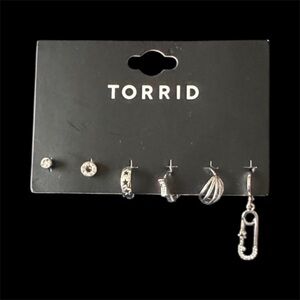 Torrid Silver Earring Set